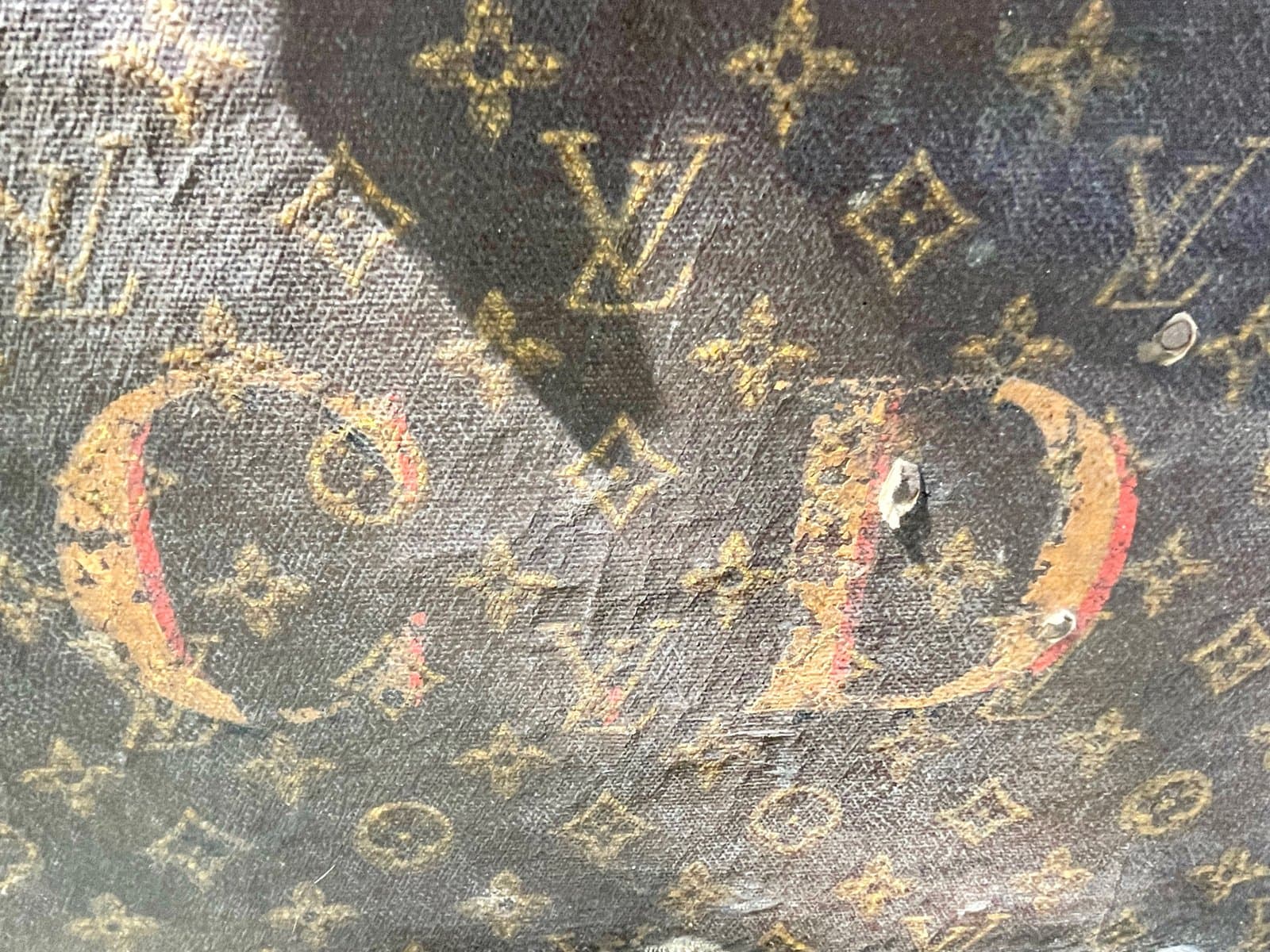 Trunk Malle Haute, Monogram brown, canvas, leather, wood, brass, Louis Vuitton, France, 1920s - 155714