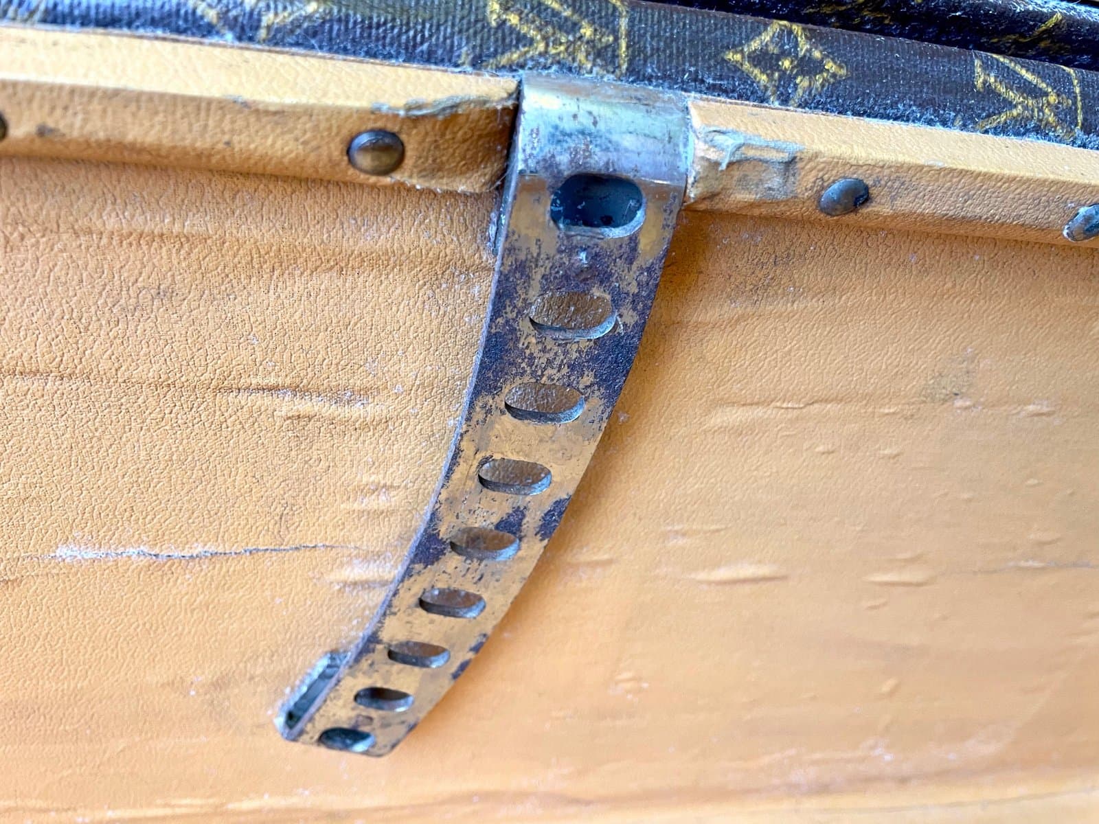 Trunk Malle Haute, Monogram brown, canvas, leather, wood, brass, Louis Vuitton, France, 1920s - 155713