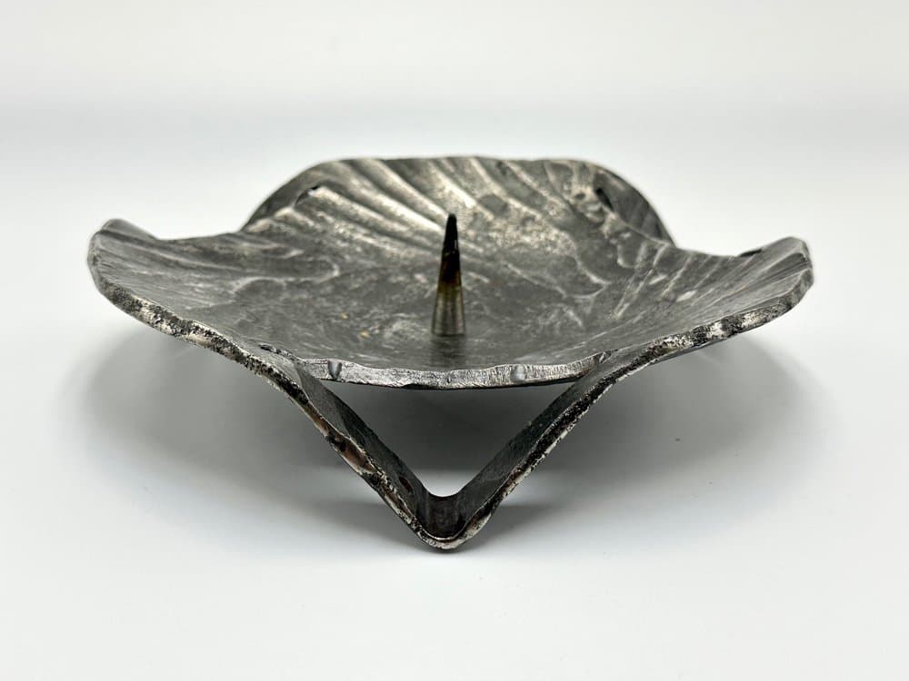 Candleholder Brutalist, grey, Germany, 1970s - 155781