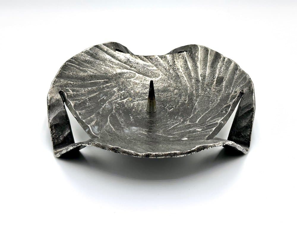 Candleholder Brutalist, grey, Germany, 1970s - 155782