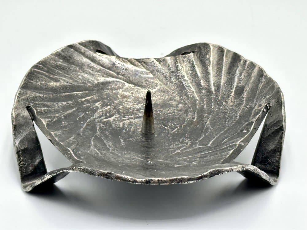 Candleholder Brutalist, grey, Germany, 1970s - 155783