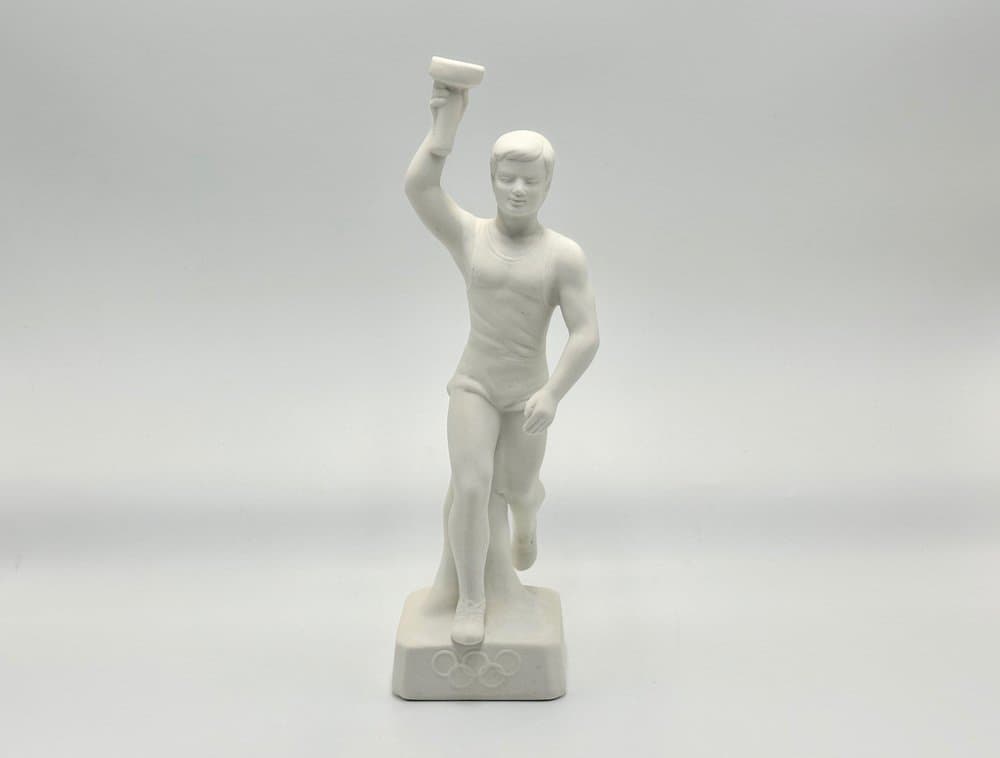 Figurine, Berlin Olympic Games, white bisque porcelain, Germany, 1930s - 155789