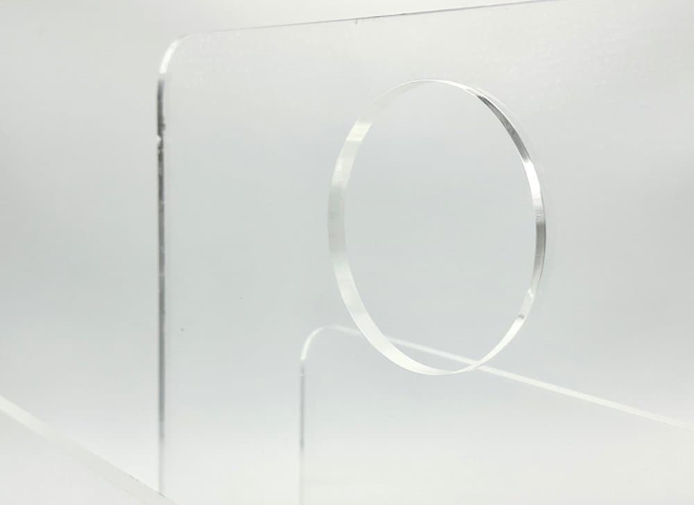 Magazine Rack, transparent acrylic, Germany, 1970s. - 155800