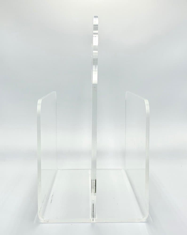 Magazine Rack, transparent acrylic, Germany, 1970s. - 155801