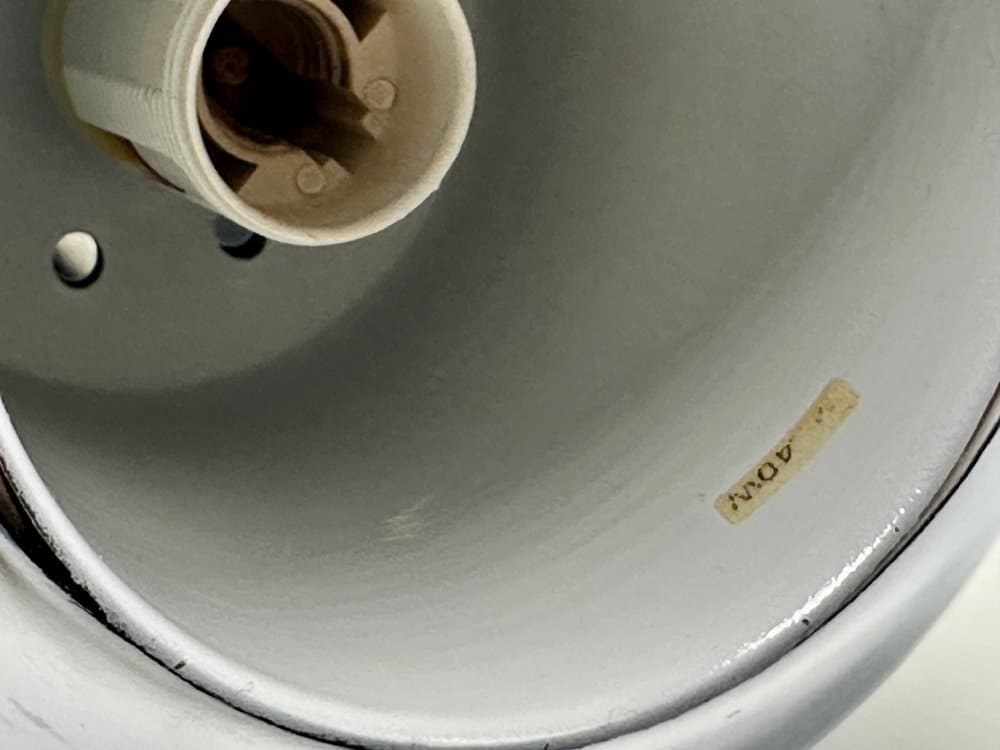 Lampa sufitowa lub ścienna, postmodernizm, metal czarny, lata 90. - 155812