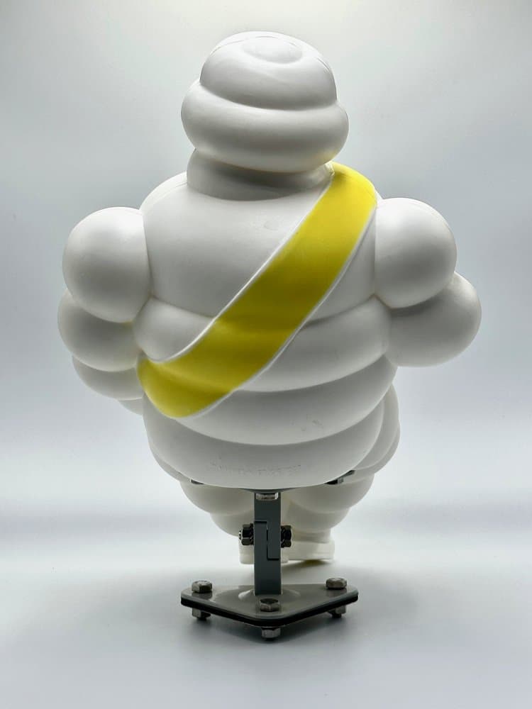 Figurka Bibendum Michelin, biały, plastik, Finlandia, lata 60. - 155915