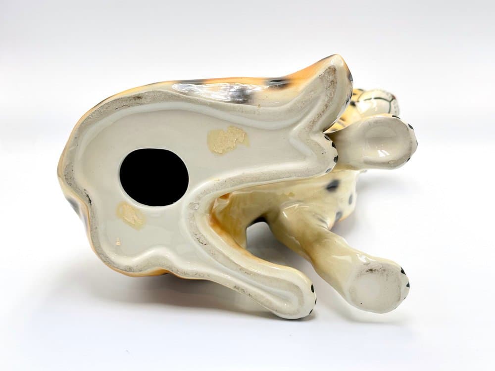 Figurka geparda, multikolor, ceramika, Włochy, lata 60. - 155981