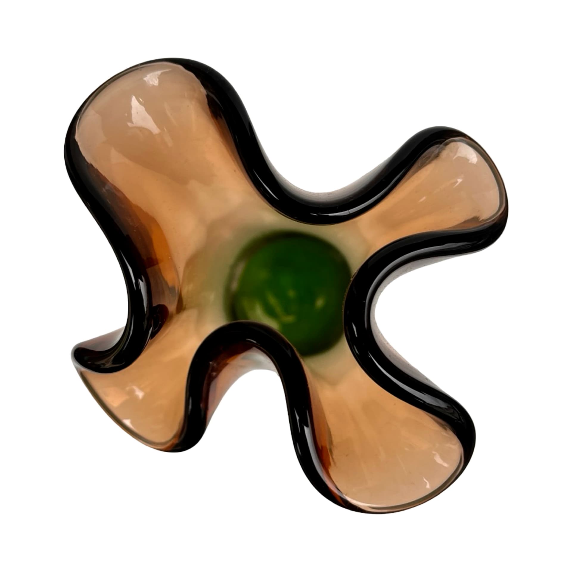 Wazon Hana Machovská, Borocrystal Nový Bor, Czechosłowacja, lata 70., szkło artystyczne - 140403