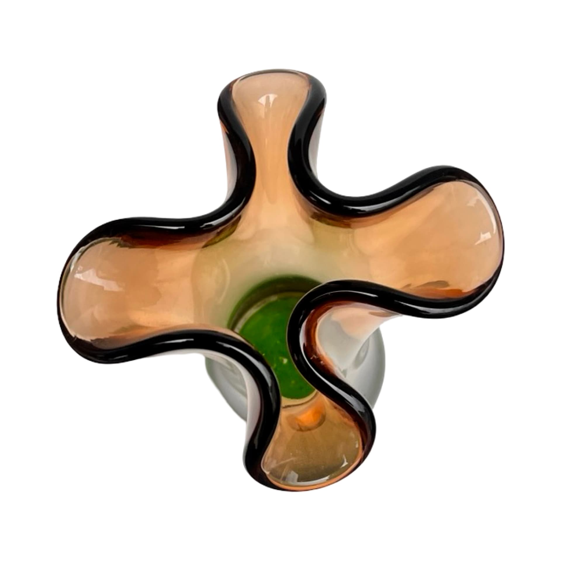 Wazon Hana Machovská, Borocrystal Nový Bor, Czechosłowacja, lata 70., szkło artystyczne - 140408