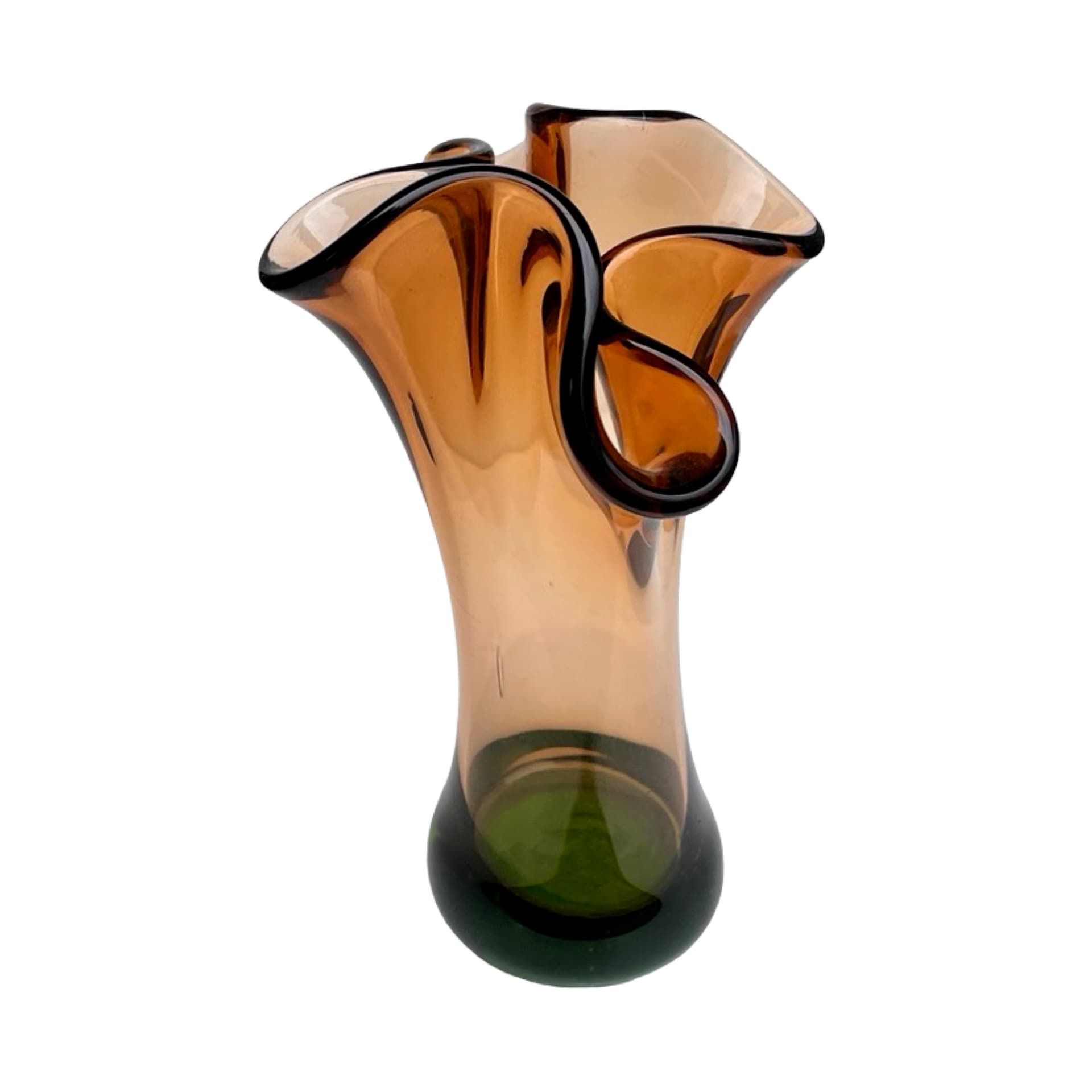 Wazon Hana Machovská, Borocrystal Nový Bor, Czechosłowacja, lata 70., szkło artystyczne - 140410