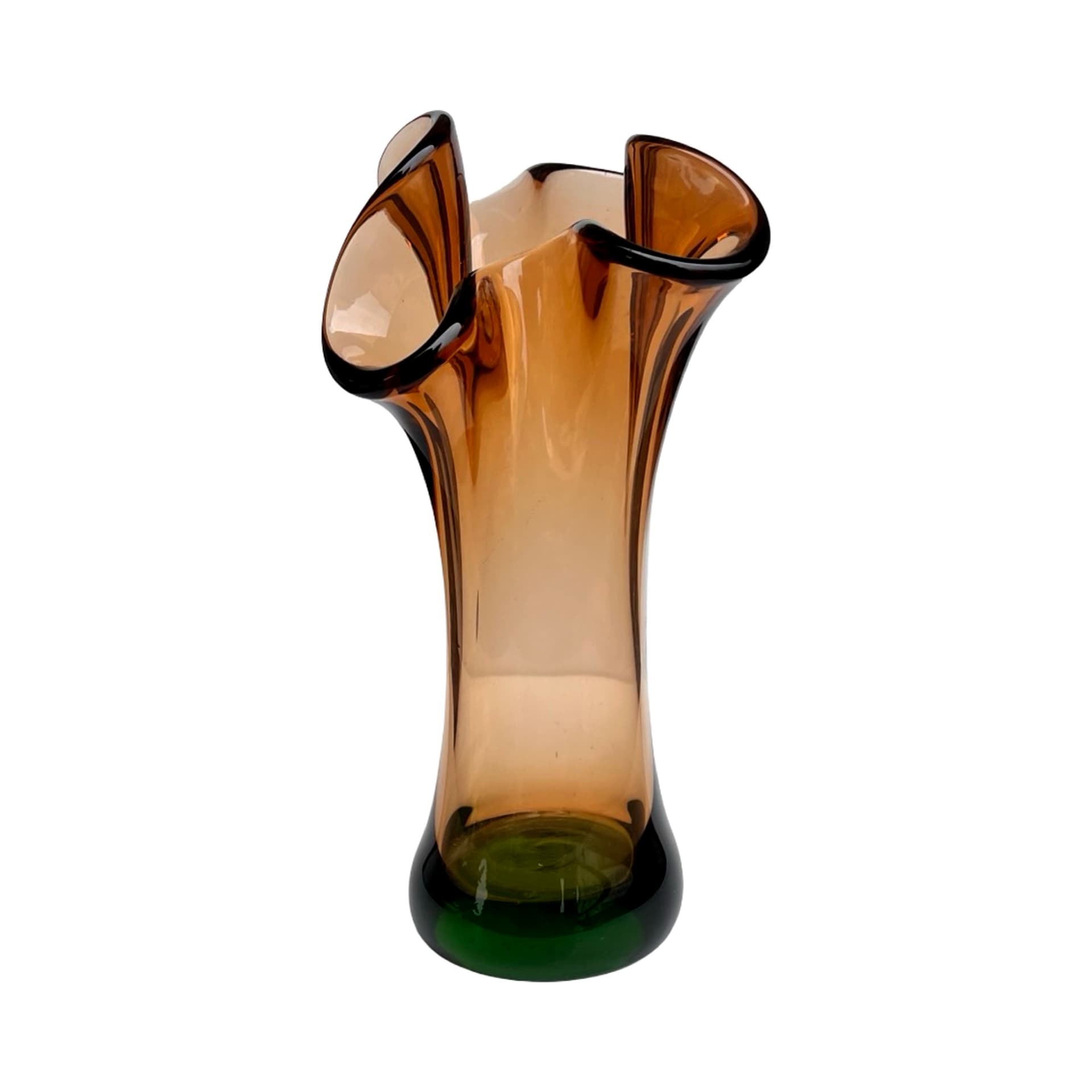 Wazon Hana Machovská, Borocrystal Nový Bor, Czechosłowacja, lata 70., szkło artystyczne - 140405