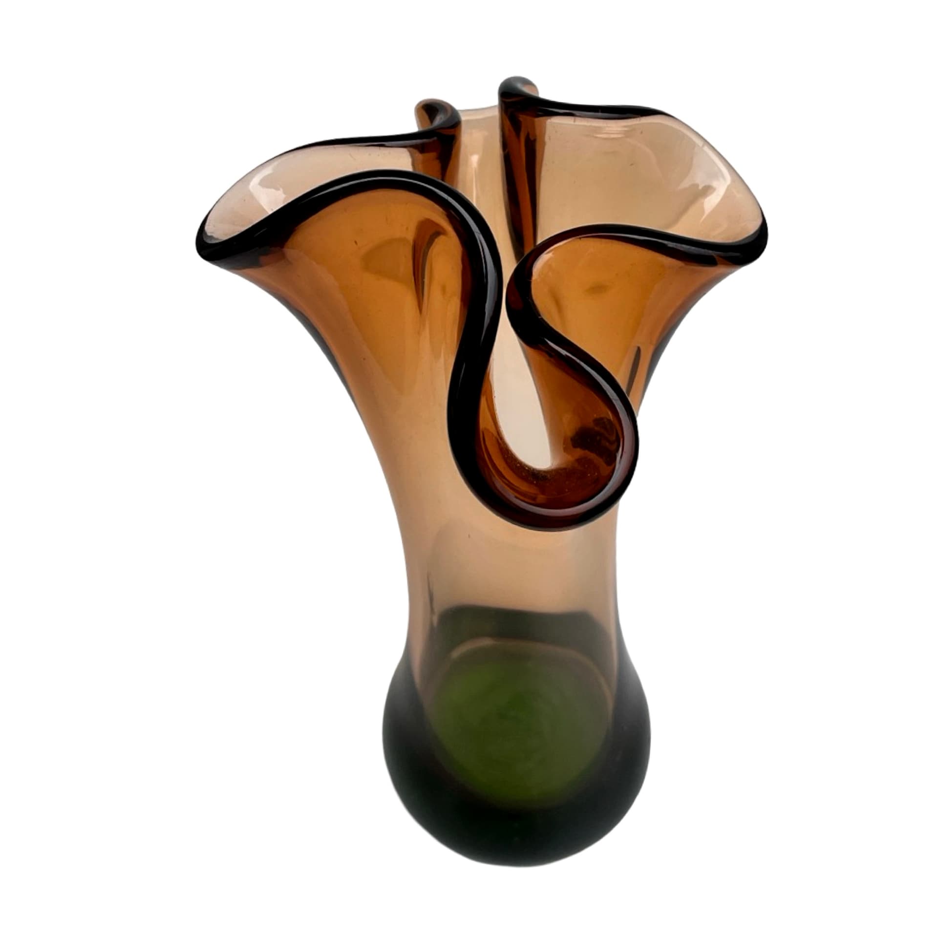 Wazon Hana Machovská, Borocrystal Nový Bor, Czechosłowacja, lata 70., szkło artystyczne - 140407