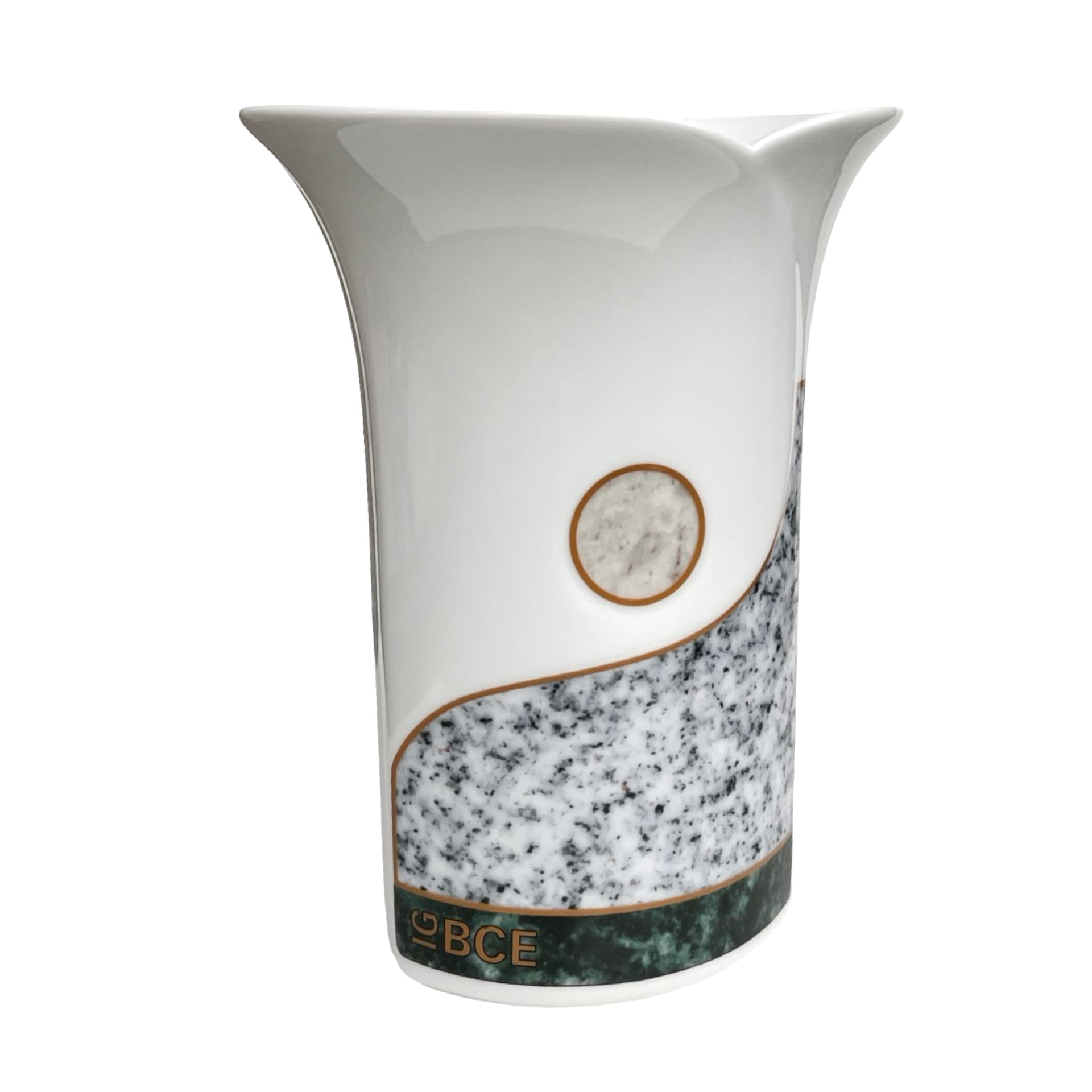 Wazon Hutschenreuther IG BCE, Niemcy, lata 90., porcelana dekoracyjna, model 69 - 140824