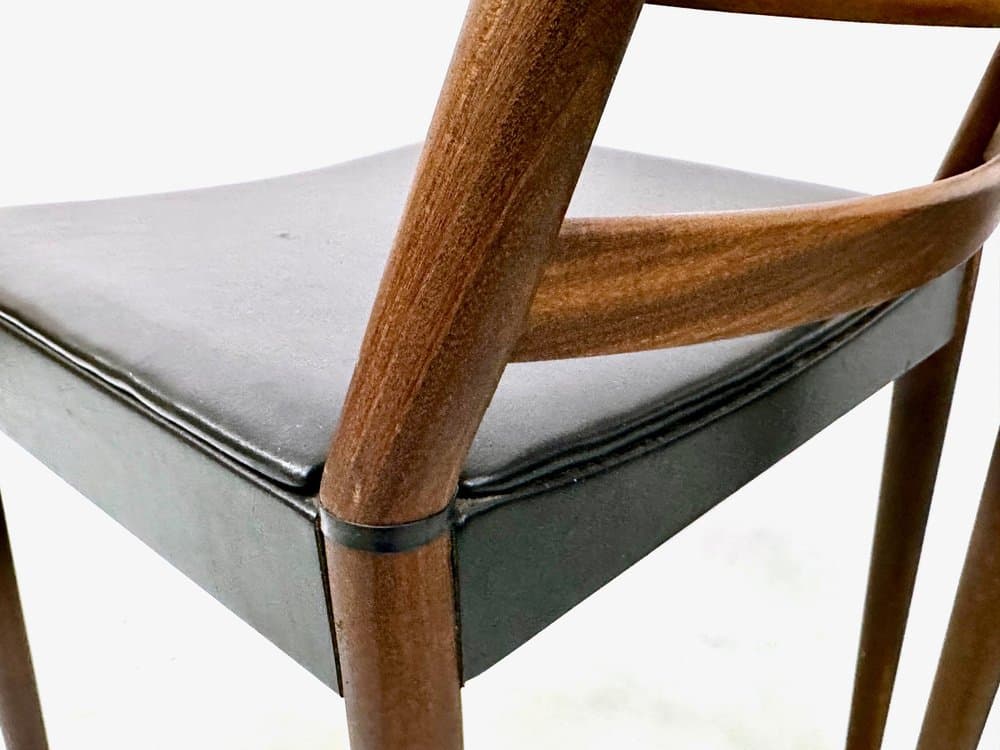 Set of dining chairs, brown teak, Denmark, 1960s - 156325