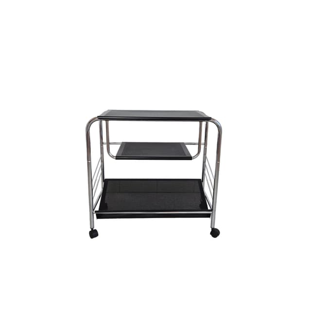 Cabinet Bauhaus, chrome black metal, Germany, 1990s. - DIMENSION