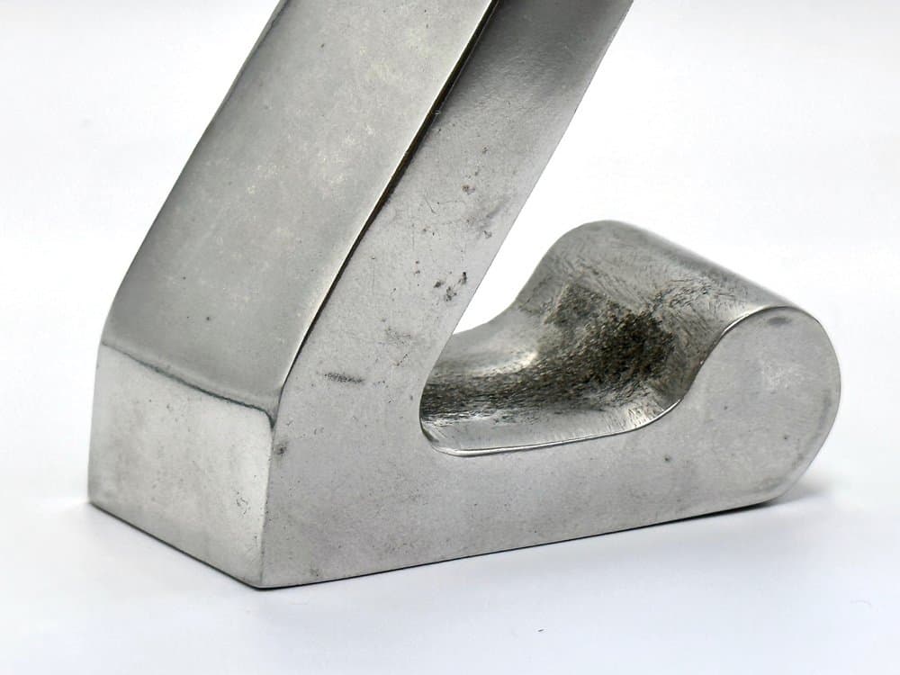 Litera stojąca Z, srebrny, aluminium, Polska, lata 70. - 156467