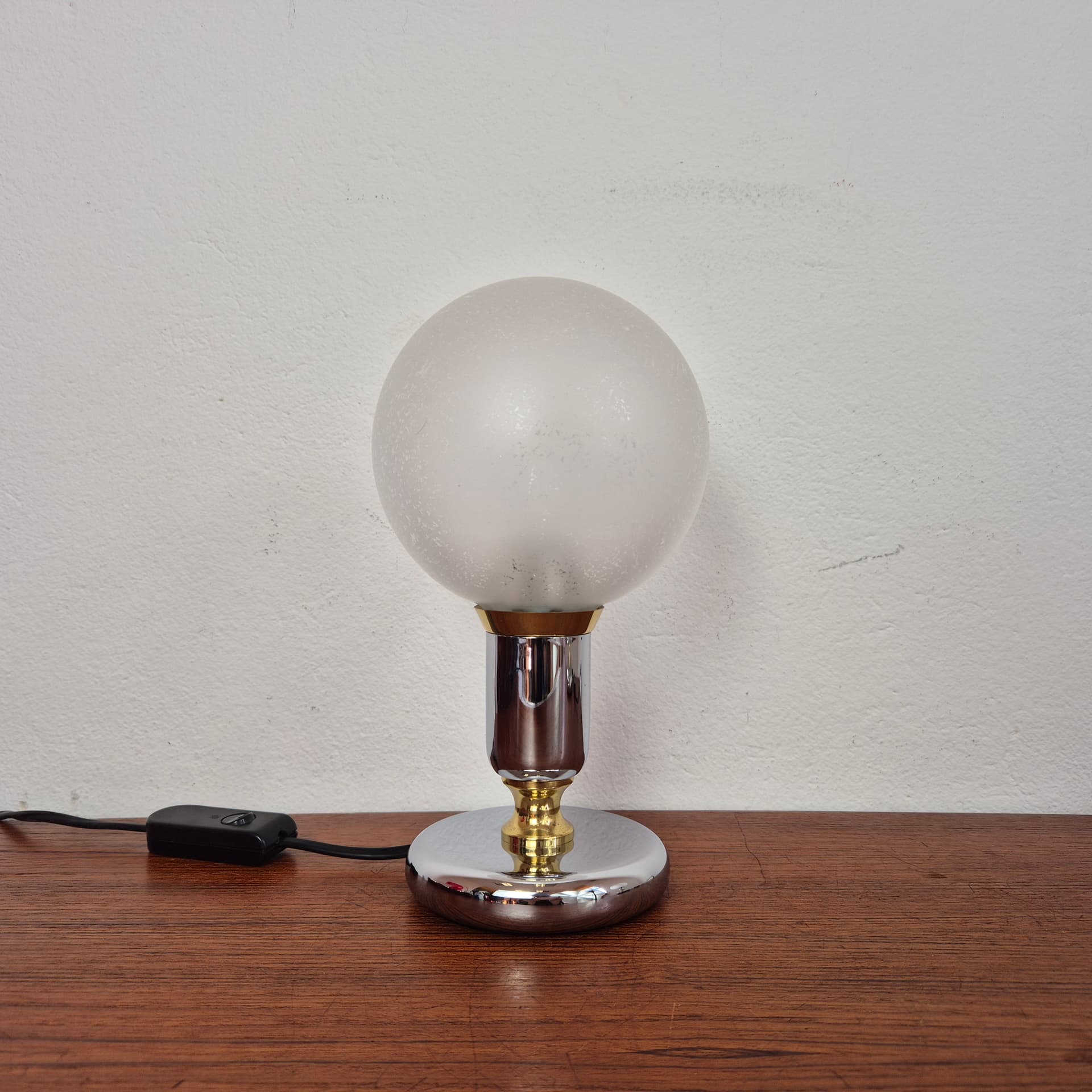 Lampka nocna, biel, szkło, Wortmann & Filz, Niemcy, lata 80. - 142743