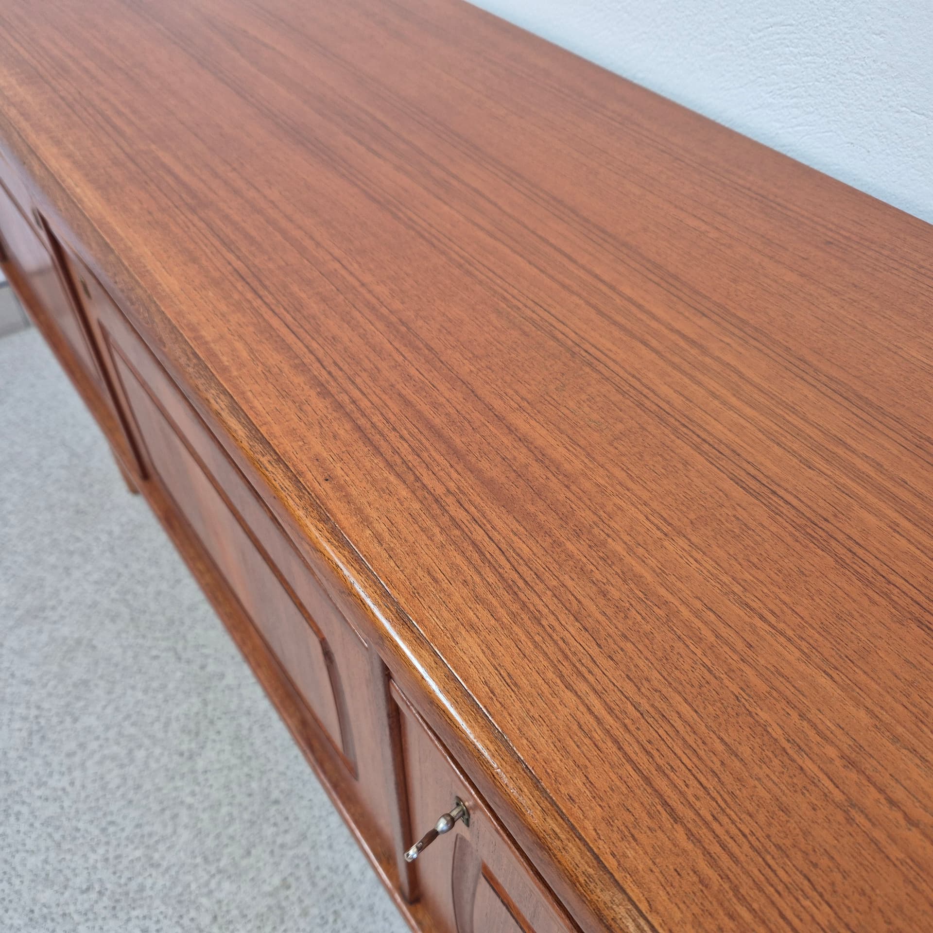 Sideboard Nettsun, teak brązowy, Brodrene Sorheim, Norwegia, lata 60. - 142789