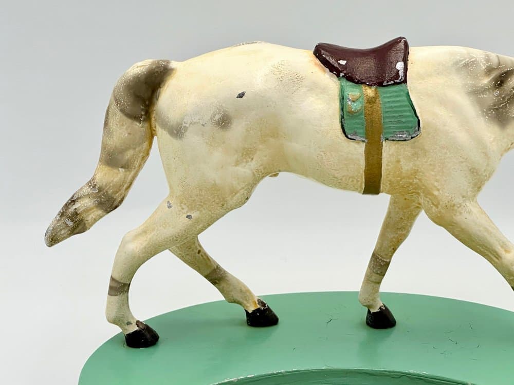 Figurka Art Deco, multikolor, aluminium, Polska, lata 30. - 156587