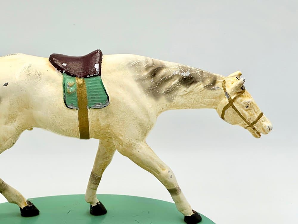 Figurka Art Deco, multikolor, aluminium, Polska, lata 30. - 156586