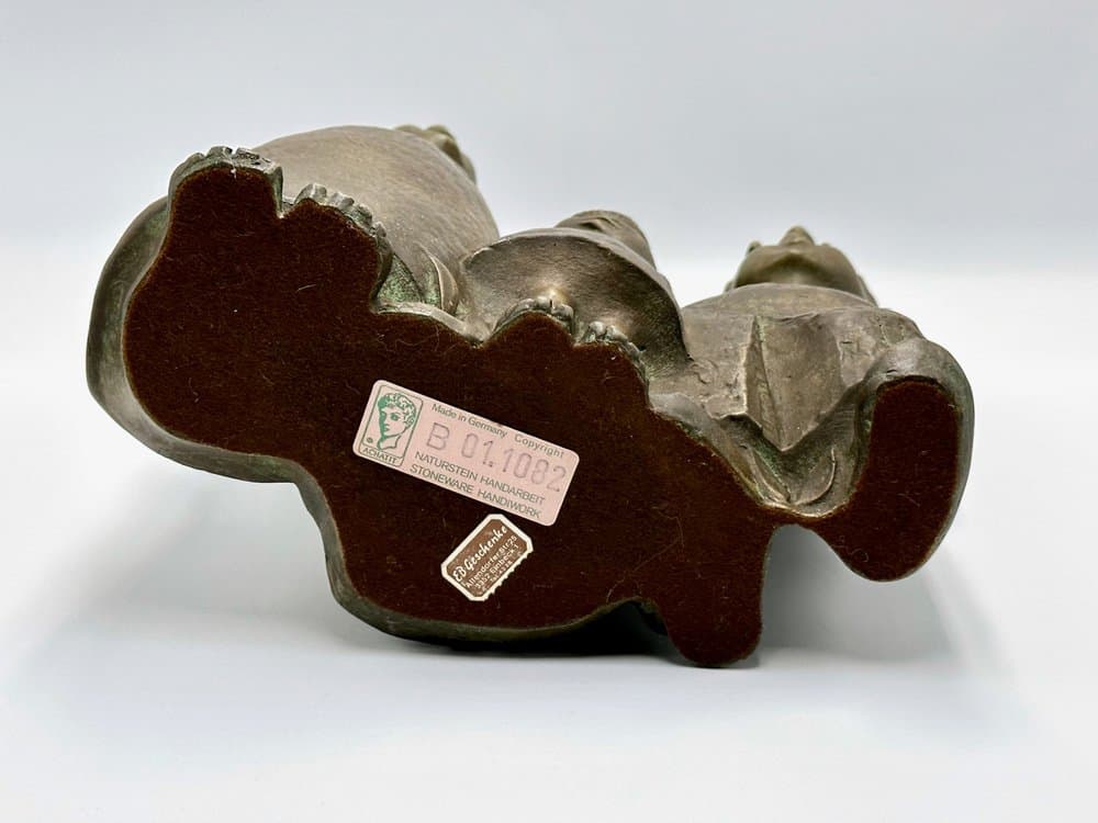Rzeźba Achatit, brązowy ciemny, kamionka, Niemcy, lata 70. - 156675