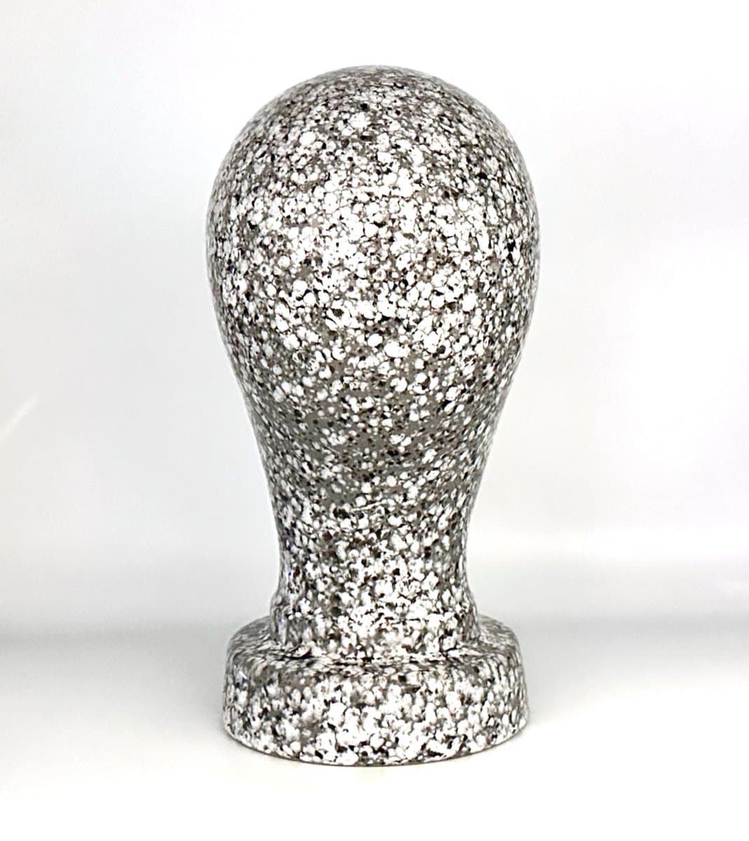 Rzeźba głowa No 701, szary, ceramika, Scheurich, Niemcy, lata 70. - 156691