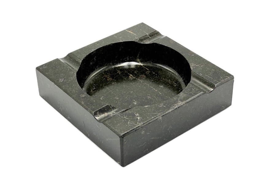 Popielniczka Art Deco, czarny marmur, Niemcy, lata 30.