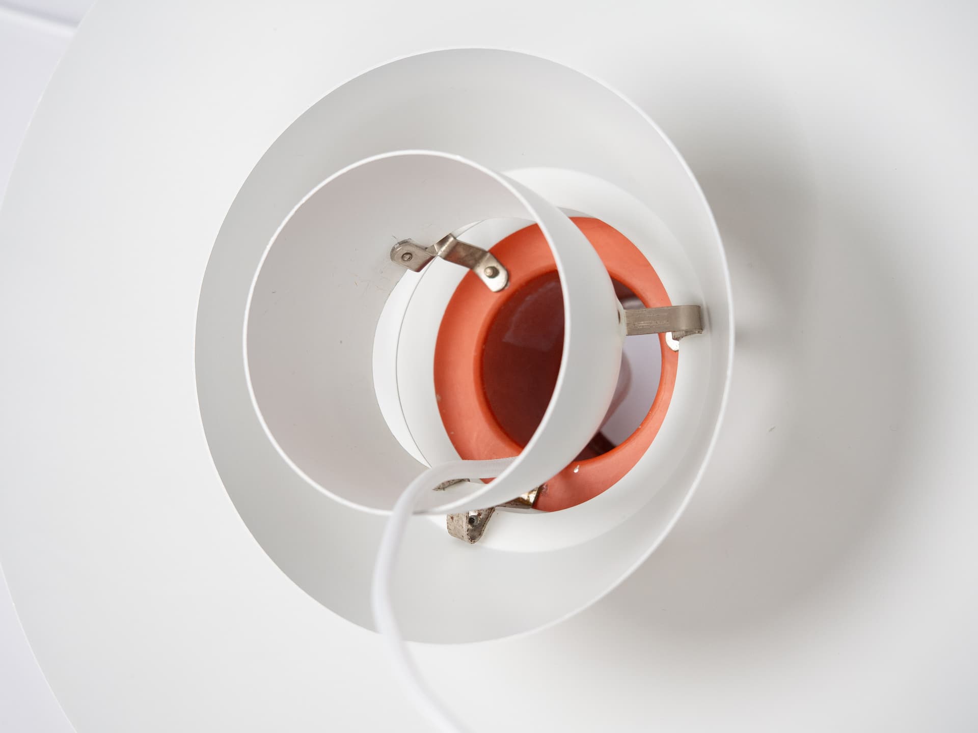 Orange PH 4/3 Pendant Lamp, by P. Henningsen for Louis Poulsen, Denmark, 1960s - 143337