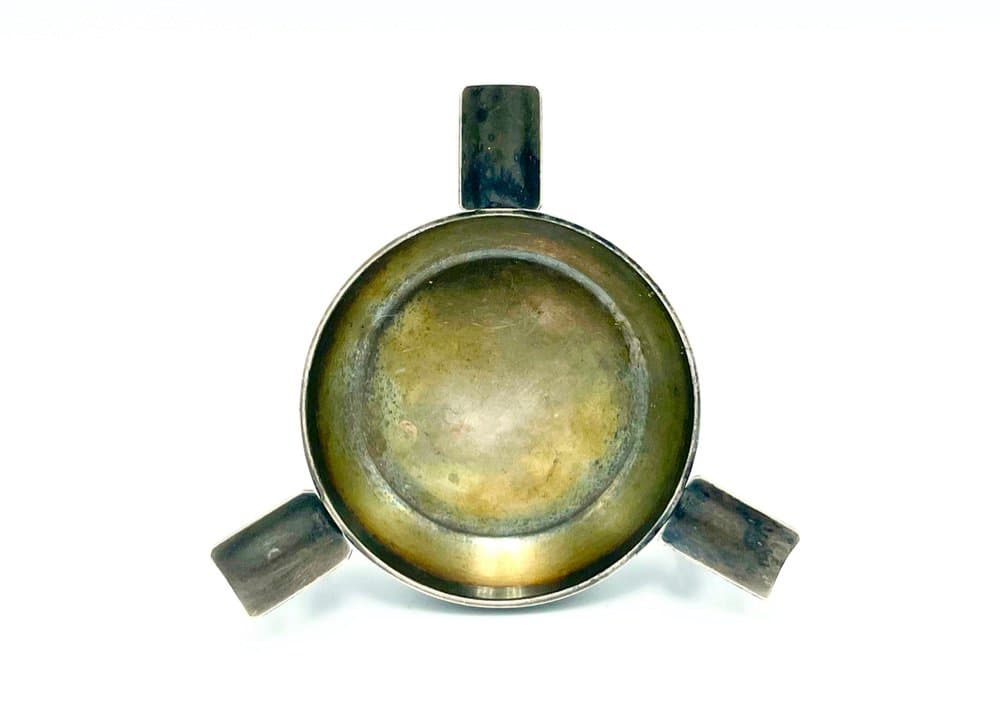 Ashtray Three Panthers, silver, silver-plated metal, 1960s - 156922