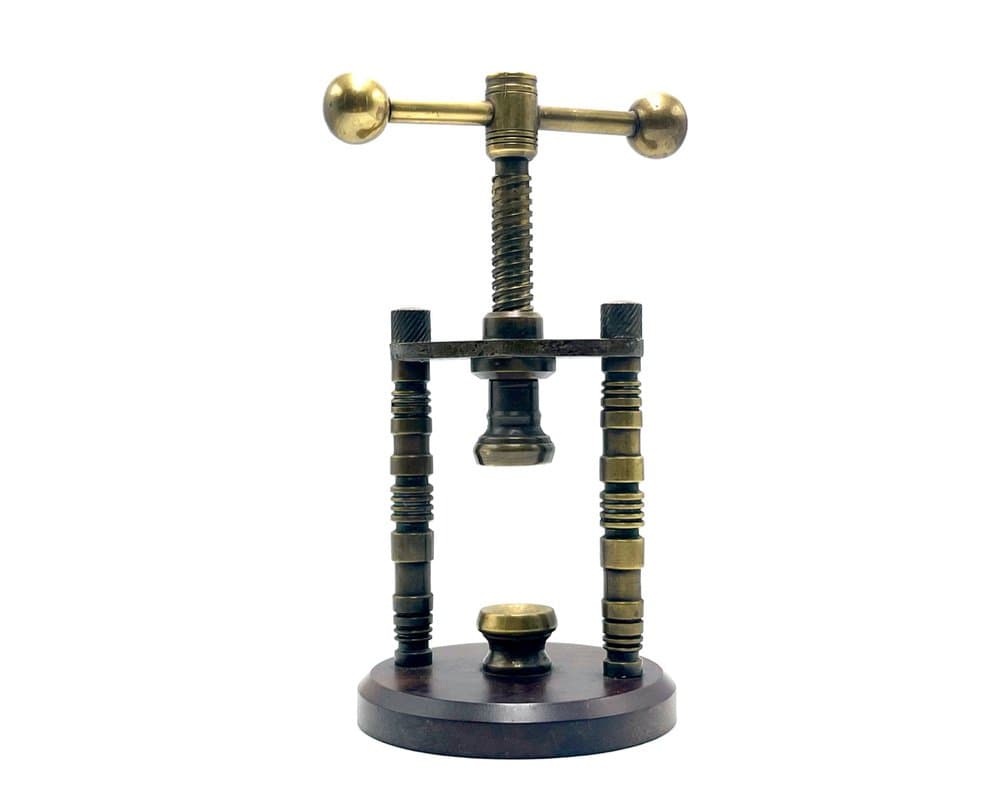 Dziadek do orzechów Art déco, mosiądz złoty, Polska, lata 30. - 156938