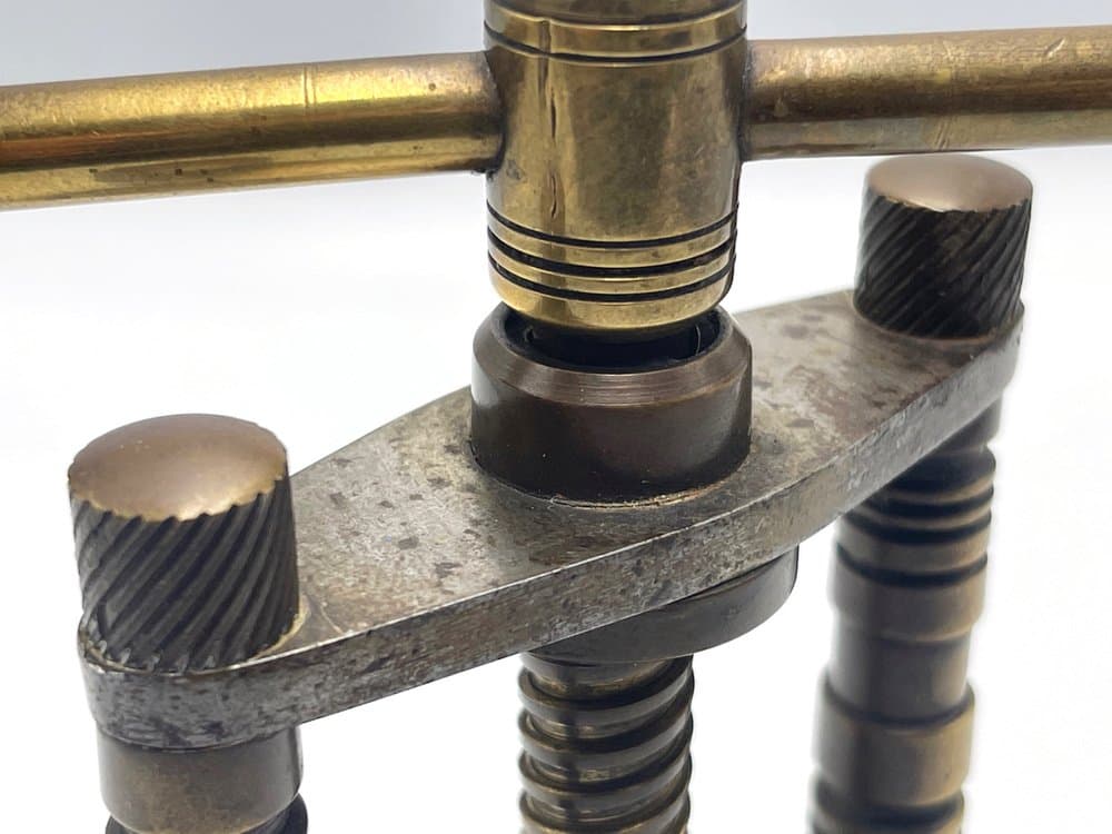 Dziadek do orzechów Art déco, mosiądz złoty, Polska, lata 30. - 156934