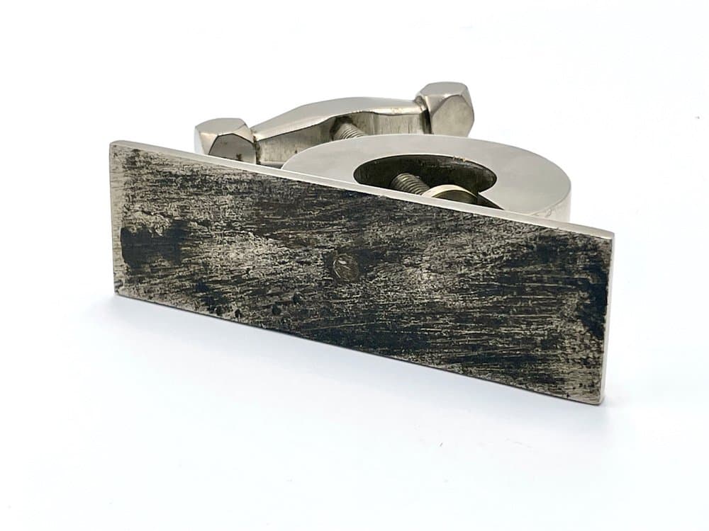 Dziadek do orzechów Art Deco, srebrny, mosiądz, Polska, lata 40. - 156977