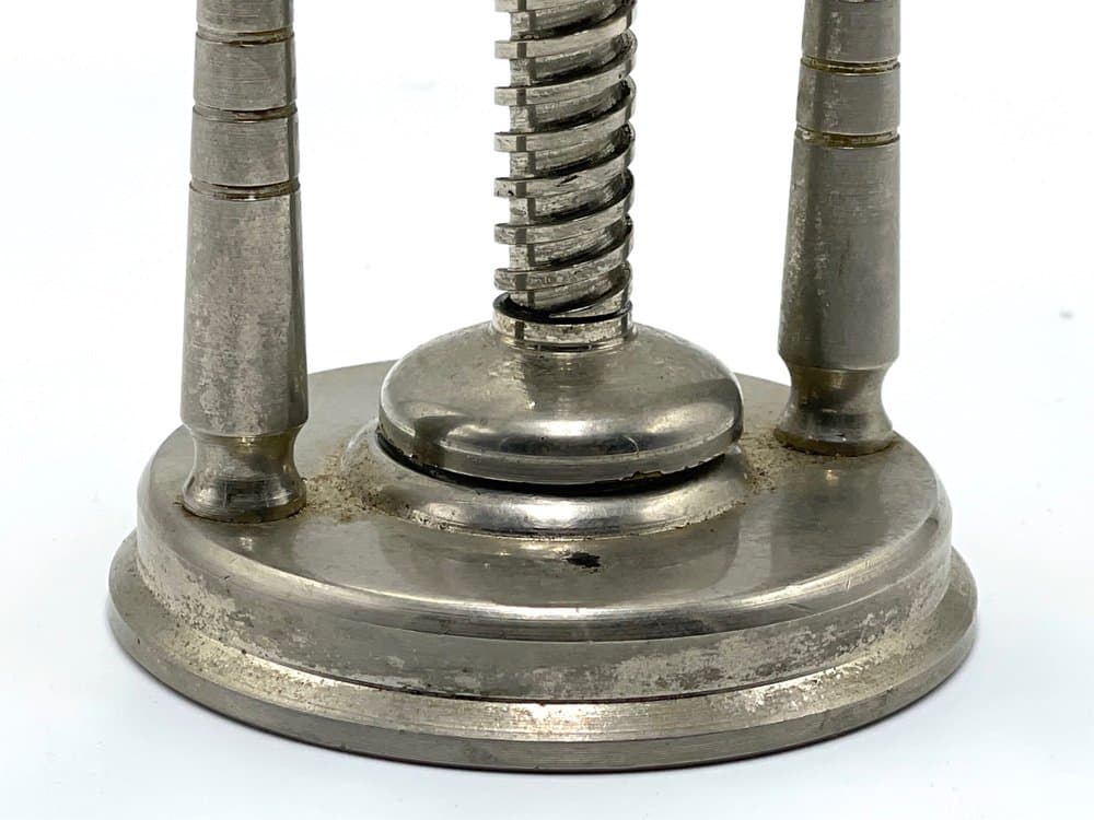 Dziadek do orzechów Art déco, mosiądz srebrny, Polska, lata 40. - 156981