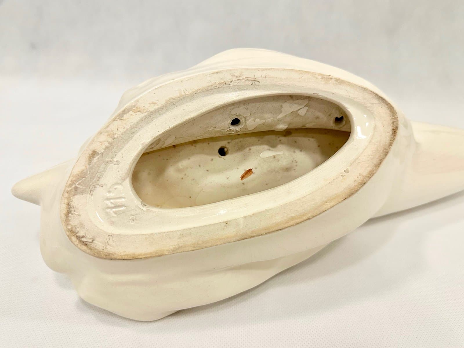 Figura wioślarza, kość słoniowa, ceramika, Czechy, lata 50. - 157143