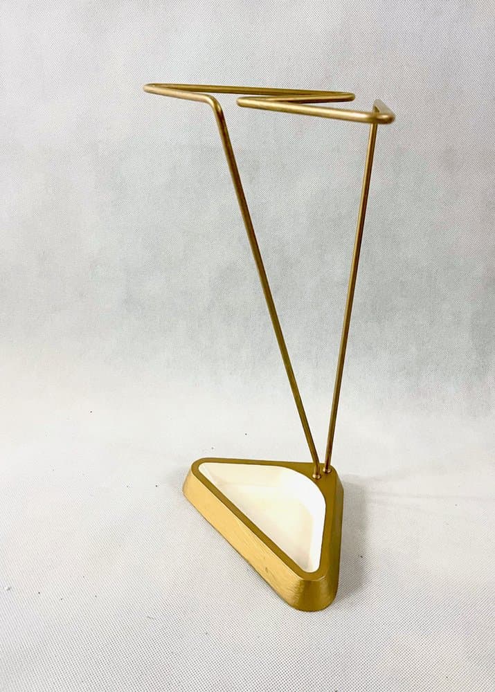 Stojak na parasole, złoty, mosiądz, Austria, lata 60. - 157253