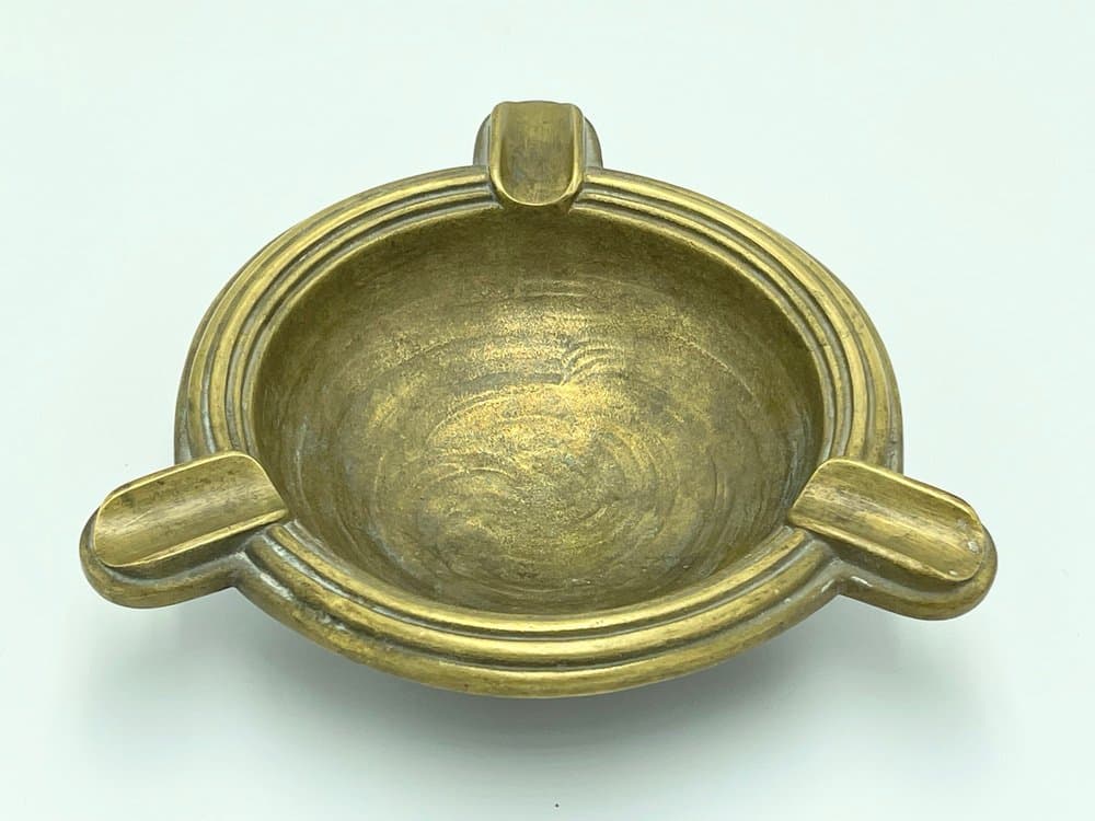 Ashtray, golden bronze, by J. Pabst, BKB Berliner Bildguss, Germany, 1930s. - 157288