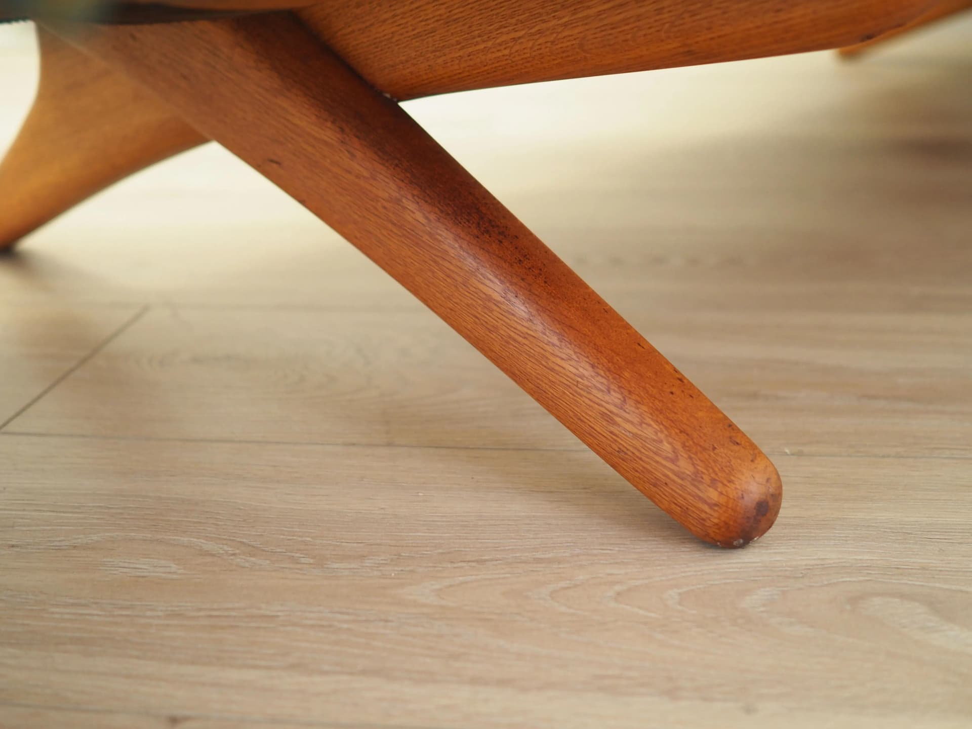 Sofa ML-90, zielony melanż, wełna dąb, proj. I. Wikkelsø, A. Mikael Laursen, Dania, lata 60. - 9850