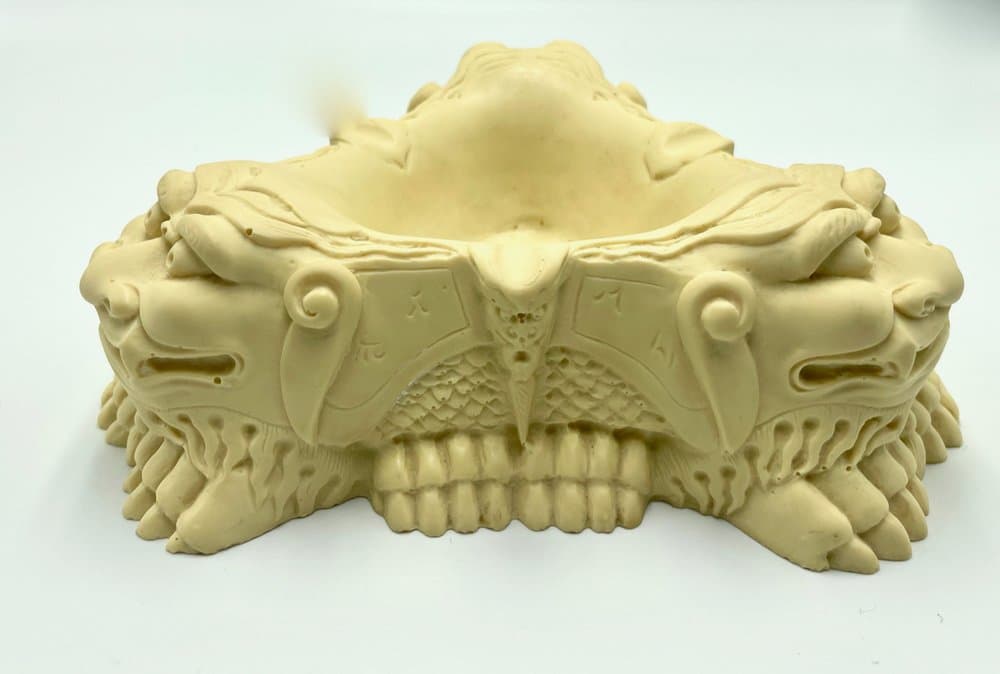 Popielniczka Foo Dog, kość słoniowa, Chiny, lata 60. - 157380