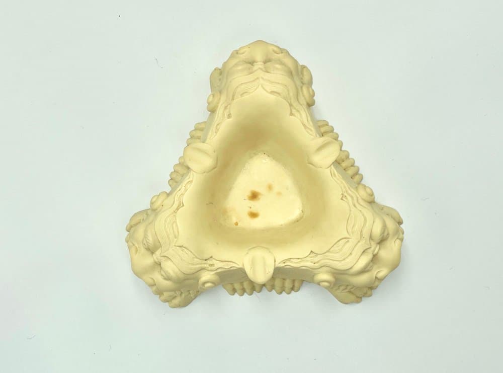 Popielniczka Foo Dog, kość słoniowa, Chiny, lata 60. - 157384