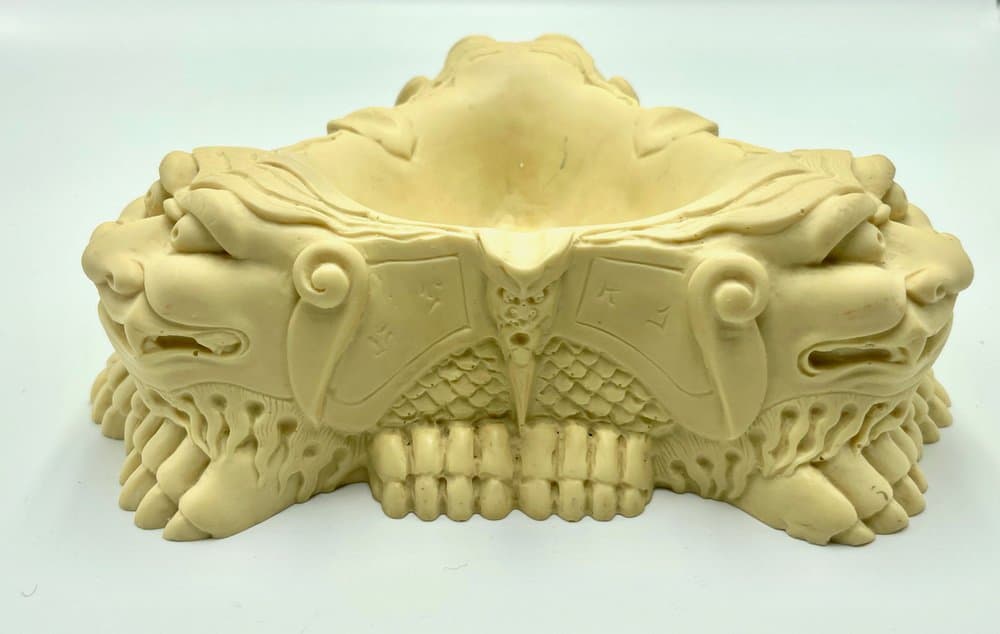 Popielniczka Foo Dog, kość słoniowa, Chiny, lata 60. - 157382