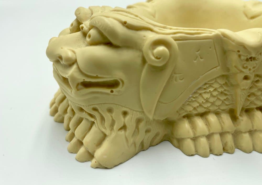 Popielniczka Foo Dog, kość słoniowa, Chiny, lata 60. - 157379