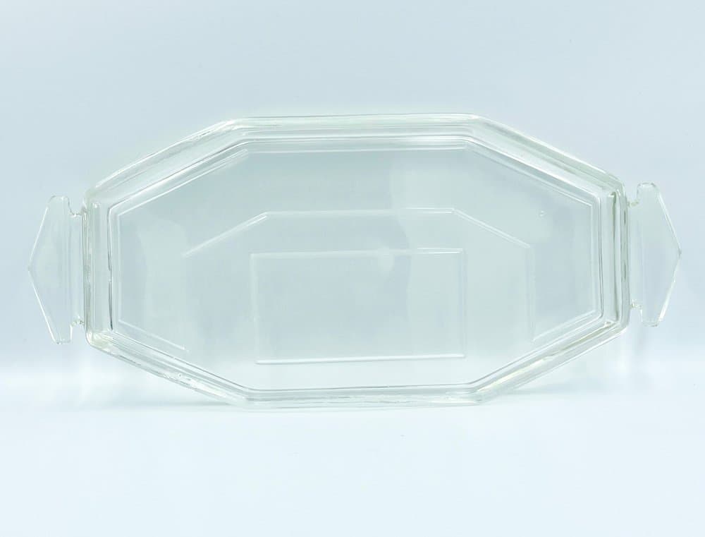 Taca Art Deco, transparent, szkło, lata 30. - 157460