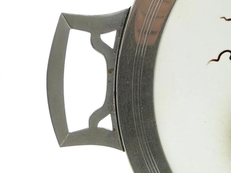 Ivory Art Nouveau Tray with Ceramic Insert, Austria, 1920s - 9815