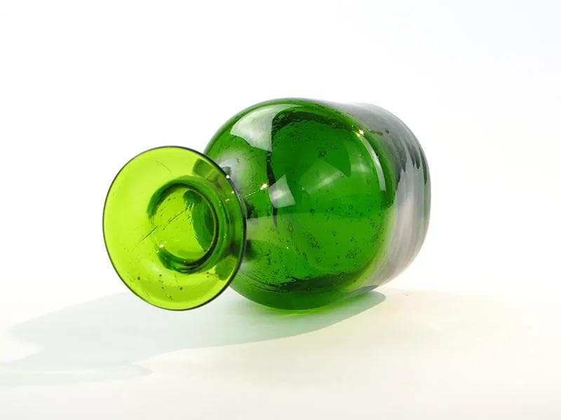 Wazon-butla Antico, zielony, szkło, proj. Z. Horbowy, Polska, lata 70. - 9999