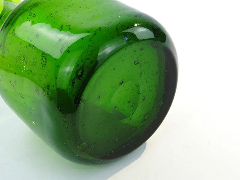 Wazon-butla Antico, zielony, szkło, proj. Z. Horbowy, Polska, lata 70. - 10001