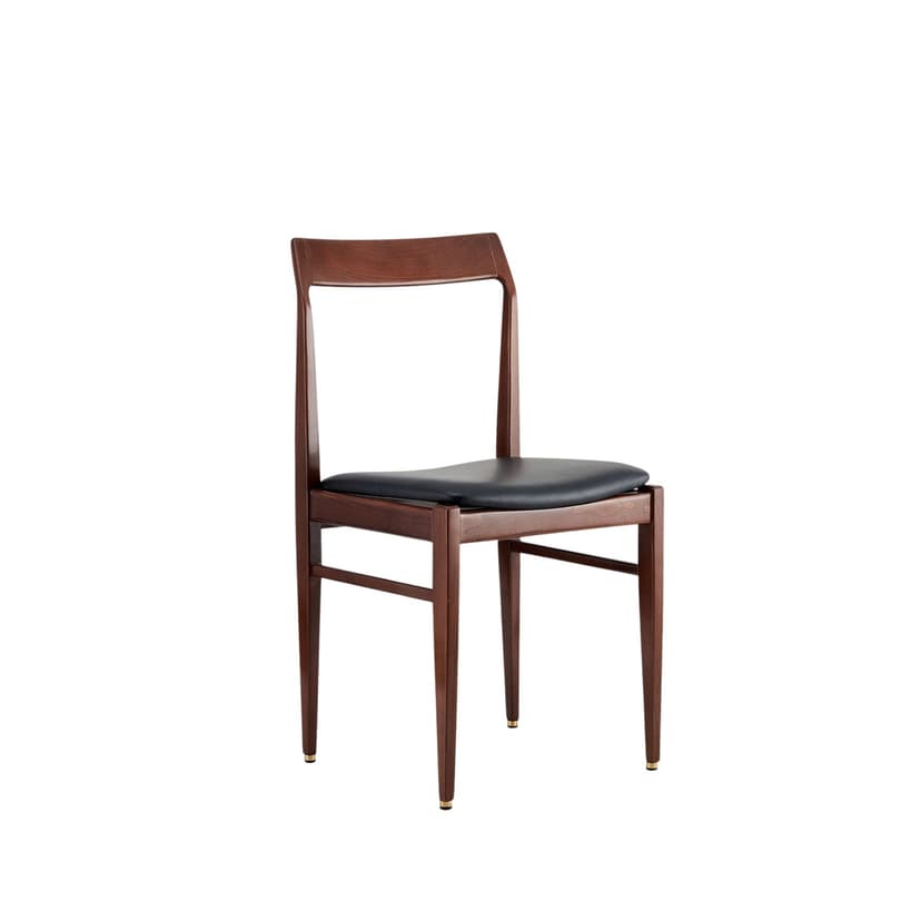 Krzesło Homa GFM-104, Natural Leather Black, proj. E. Homa, 366 Concept