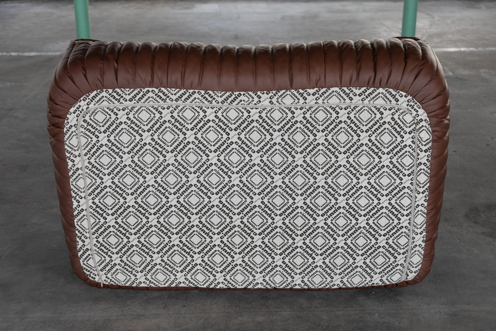 Dwuosobowa sofa Sandra, brązowa, proj. A. Hiéronimus, Ligne Roset, lata 70. - 144244