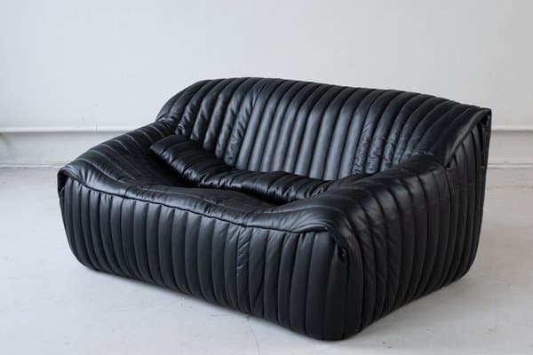 Dwuosobowa sofa Sandra, brązowa, proj. A. Hiéronimus, Ligne Roset, lata 70. - 144379