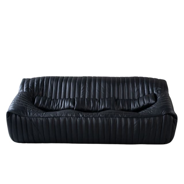 Dwuosobowa sofa Sandra, czarna, proj. A. Hiéronimus, Ligne Roset, lata 70. - WYMIARY