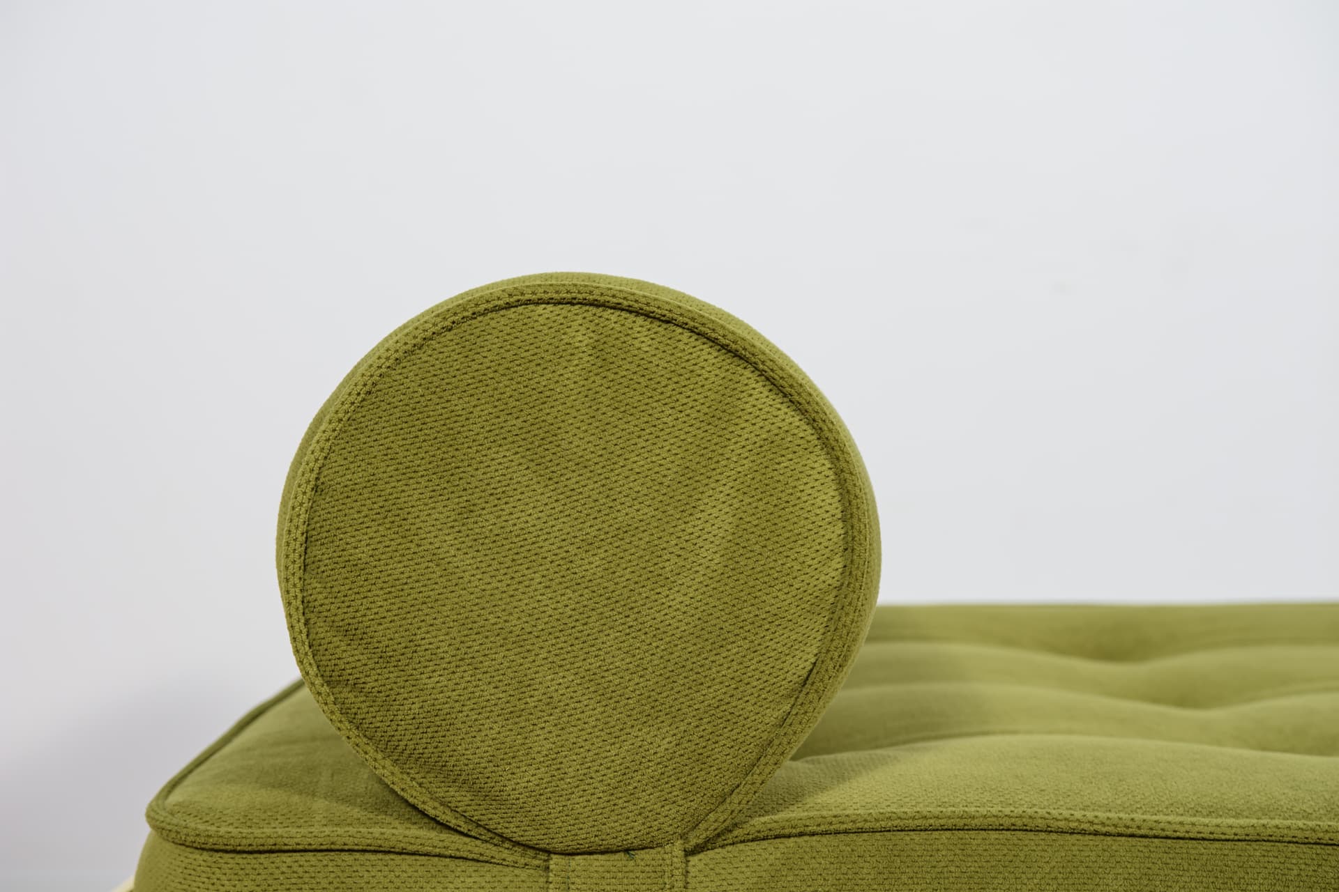 Leżanka Model GE-19, tkanina zielona, teak, proj. H. Wegner, Getama, Dania, lata 50. - 147017